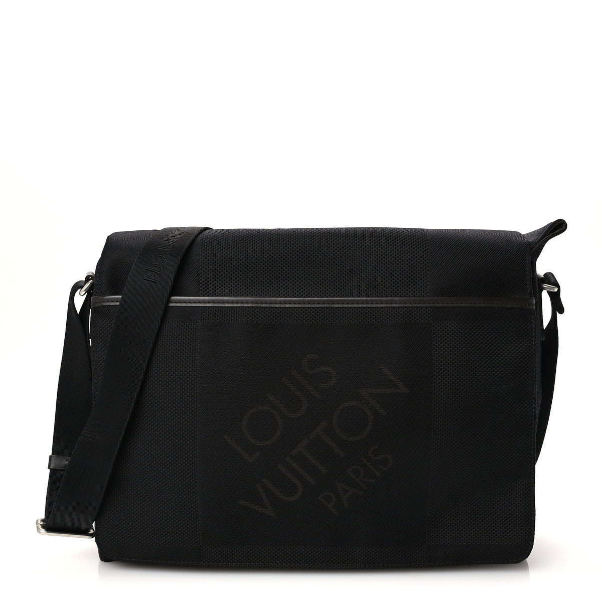 Damier Geant Petit Messenger Bag Black