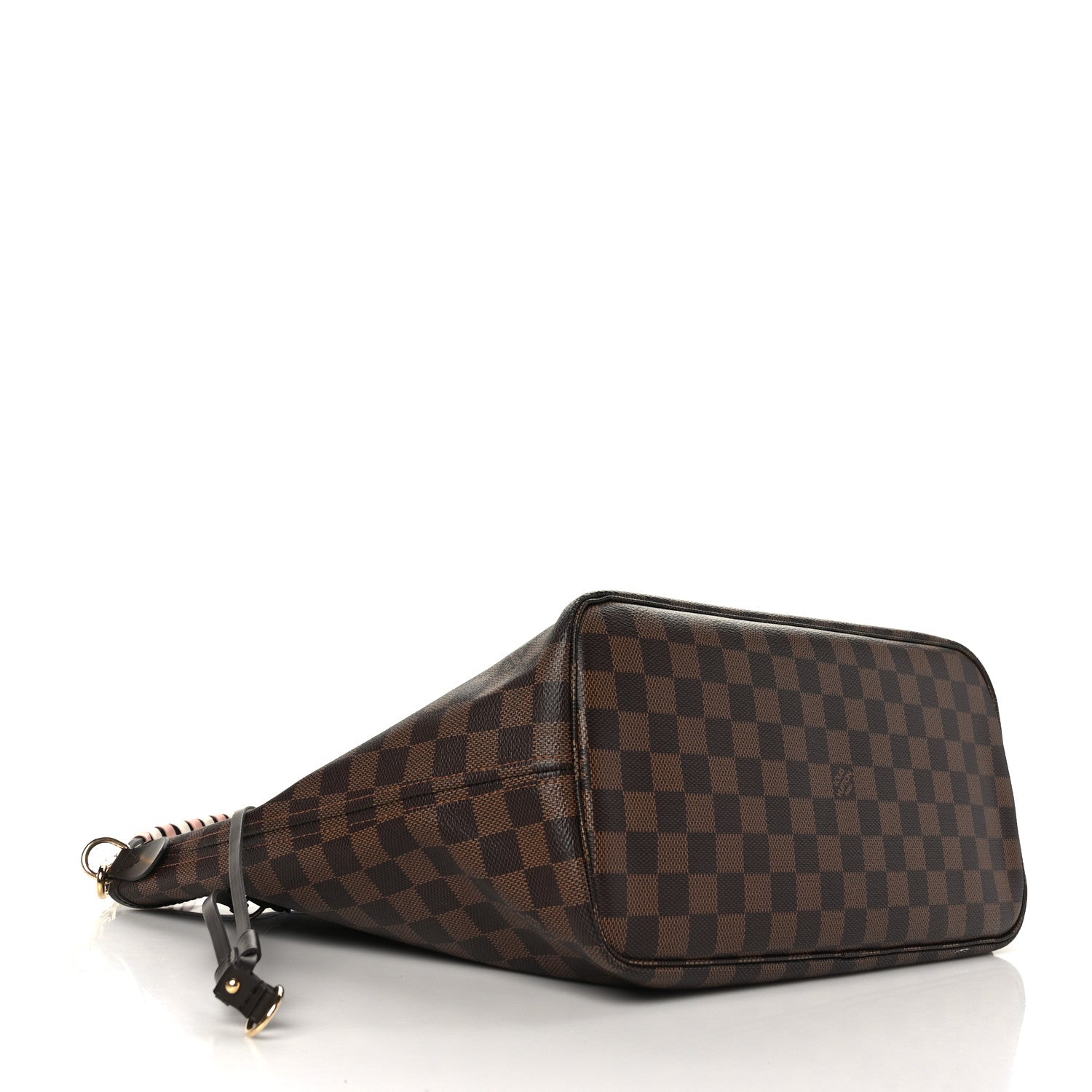 Louis Vuitton Damier Ebene Braided Neverfull MM Pink 5 of 10