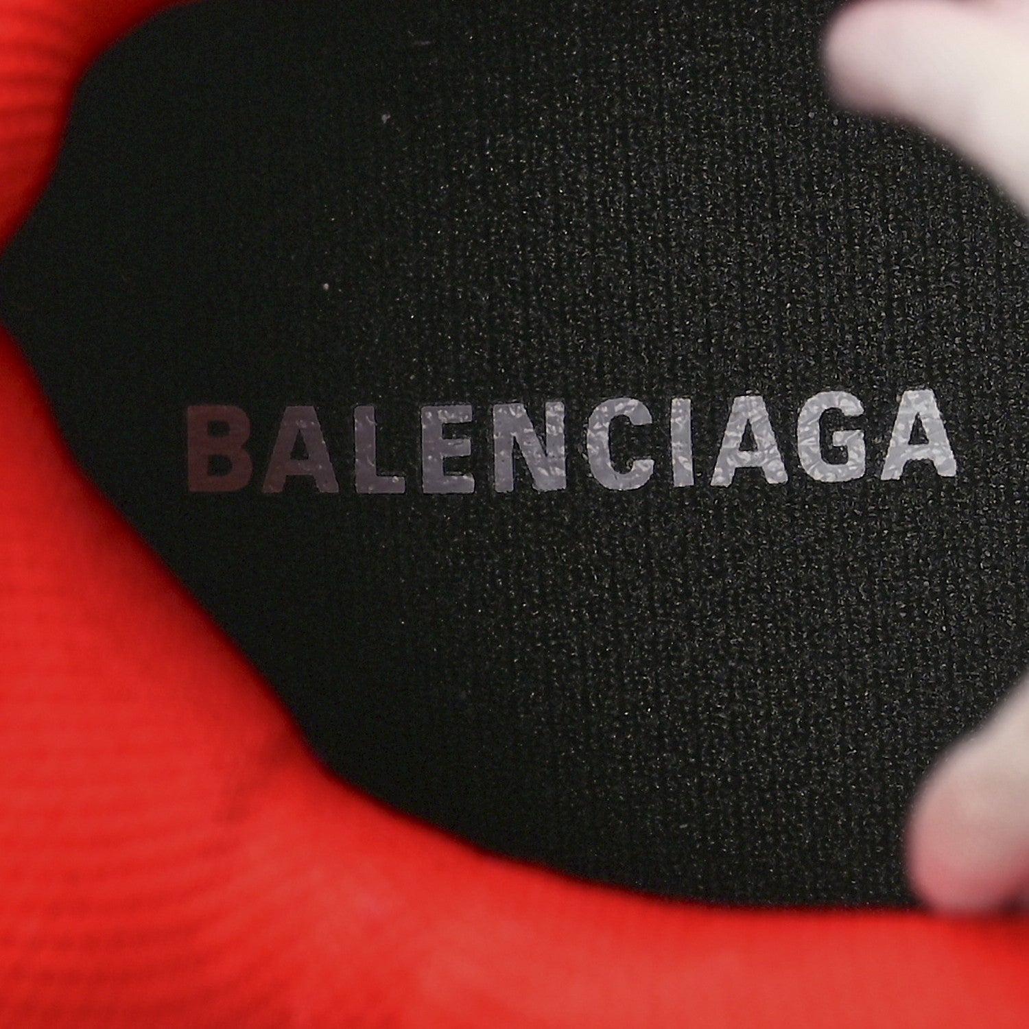 Balenciaga Nylon Suede Womens Triple S 2.0 Sneakers 38 Gris Bleu Rouge 9 of 9
