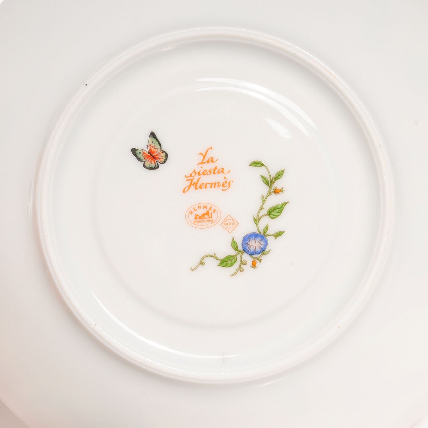 Hermes Porcelain La Siesta Breakfast Cup And Saucer Set Of 2 5 of 6