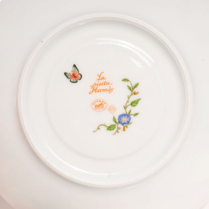 Hermes Porcelain La Siesta Breakfast Cup And Saucer Set Of 2 5 of 6