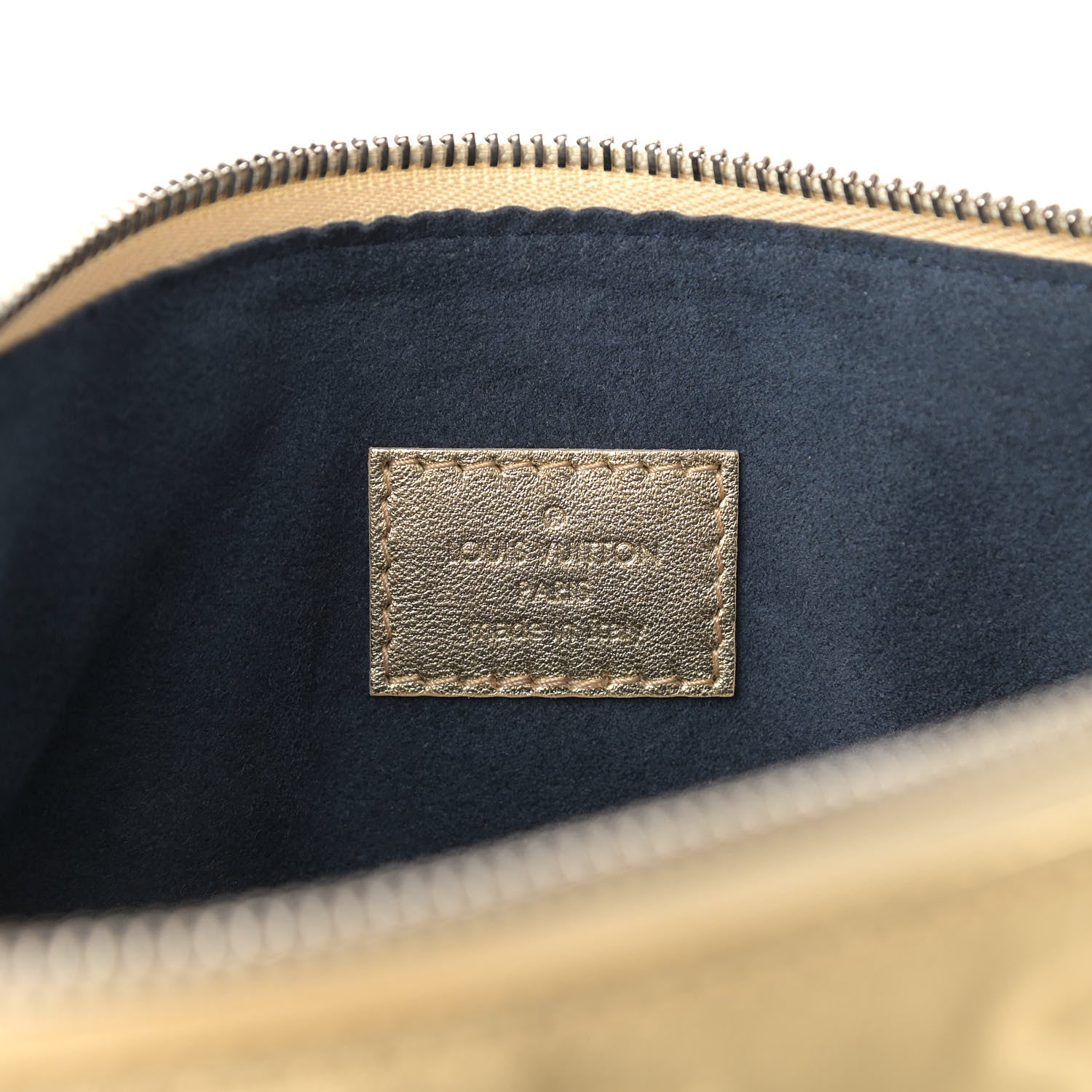Louis Vuitton Lambskin Embossed Monogram Coussin PM Gold 6 of 8