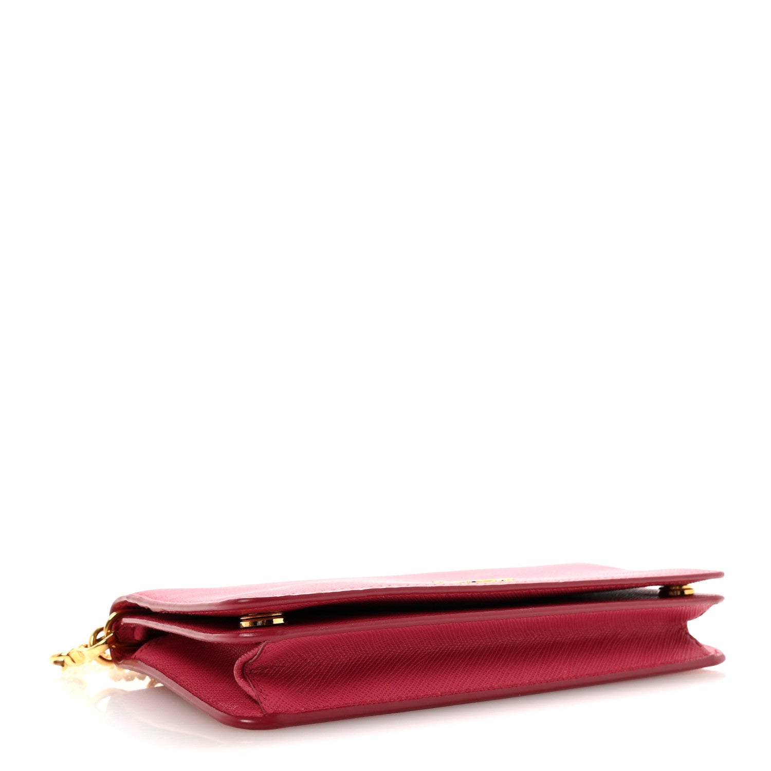 Prada Saffiano Metal Mini Crossbody Bag Peonia 4 of 10