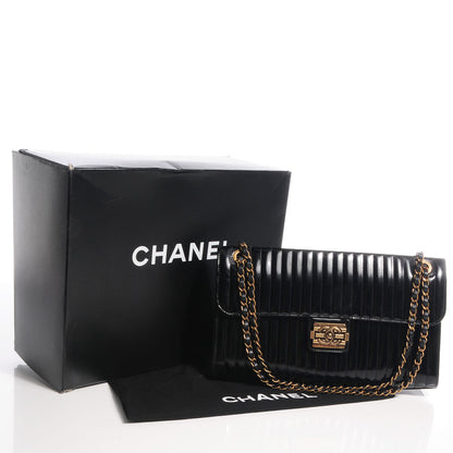 Chanel Leather Vertical Quilt Maharaja Express Flap Black 5 of 9