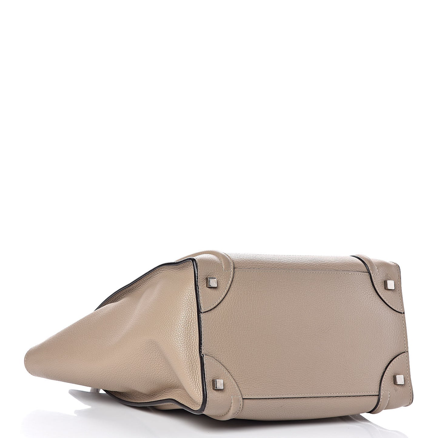 Drummed Calfskin Mini Luggage Dune