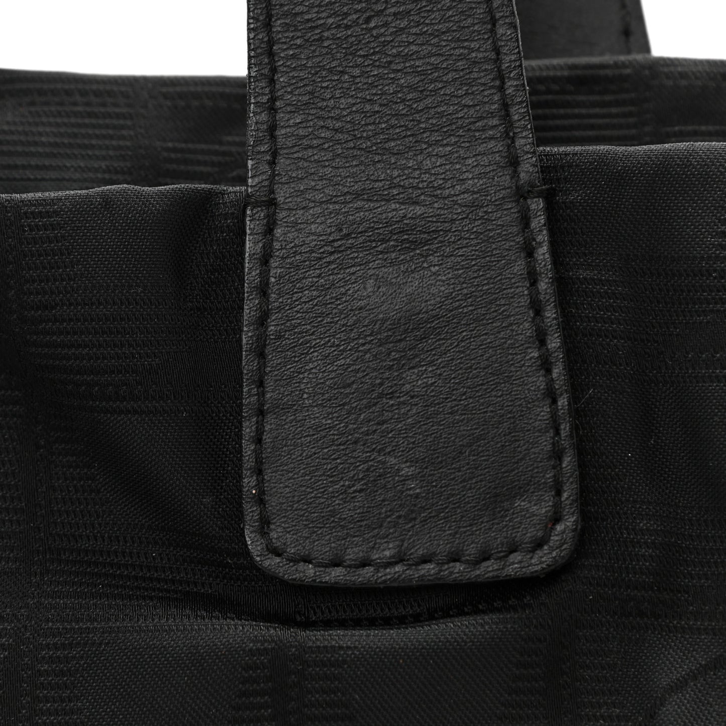 Nylon Medium Travel Tote Black