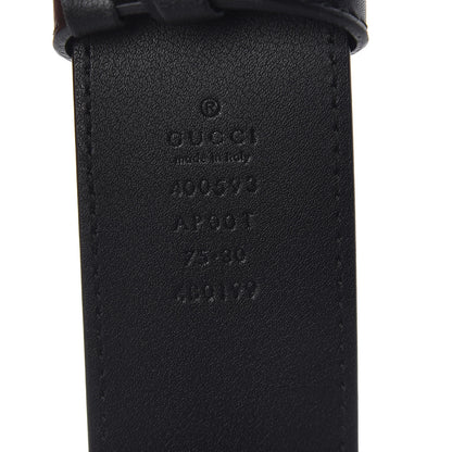 Gucci Calfskin Double G 40mm Belt 75 30 Black 4 of 6