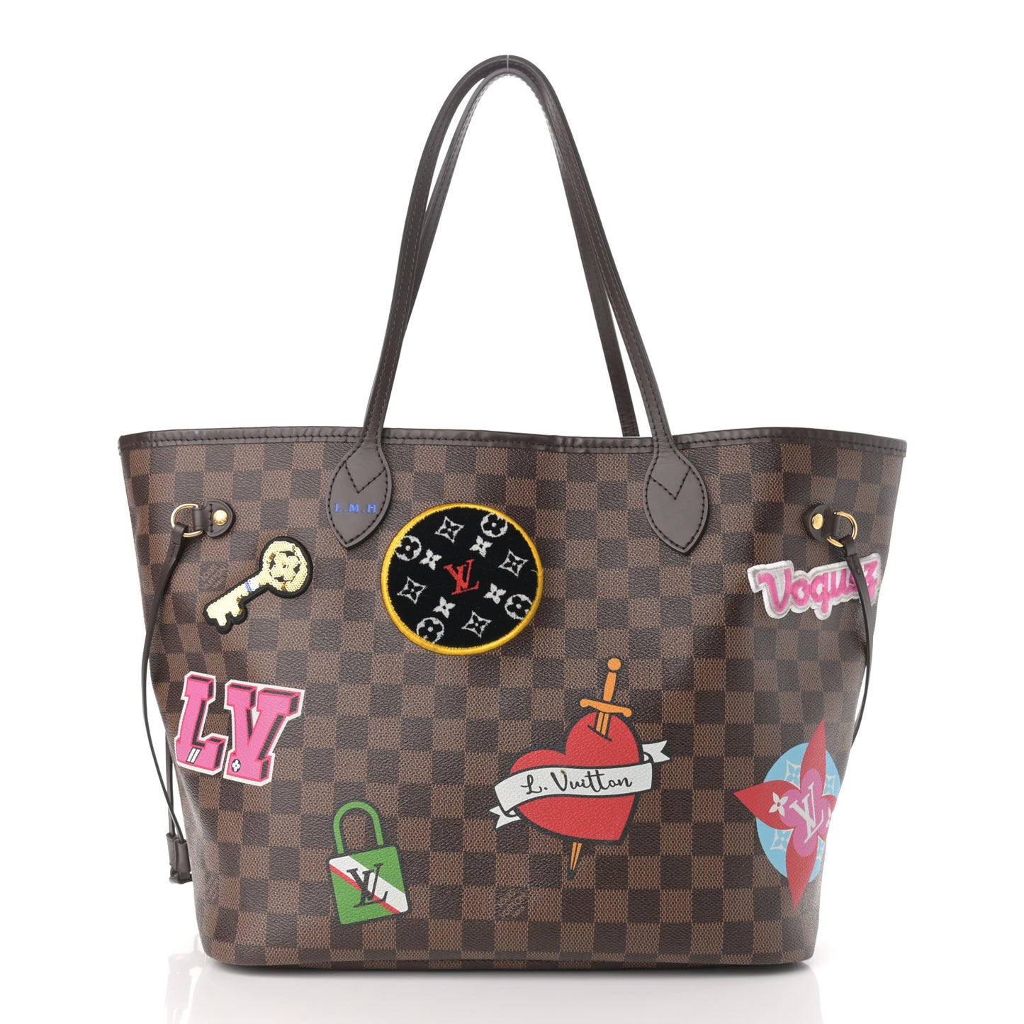 Damier Ebene Travel Stickers Neo Neverfull MM