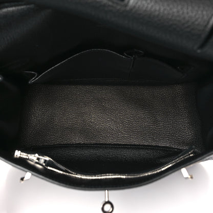 Hermes Taurillon Clemence Jypsiere 28 Black 5 of 10