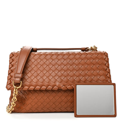 Bottega Veneta Nappa Intrecciato Small Olimpia Shoulder Bag Noce 1 of 4