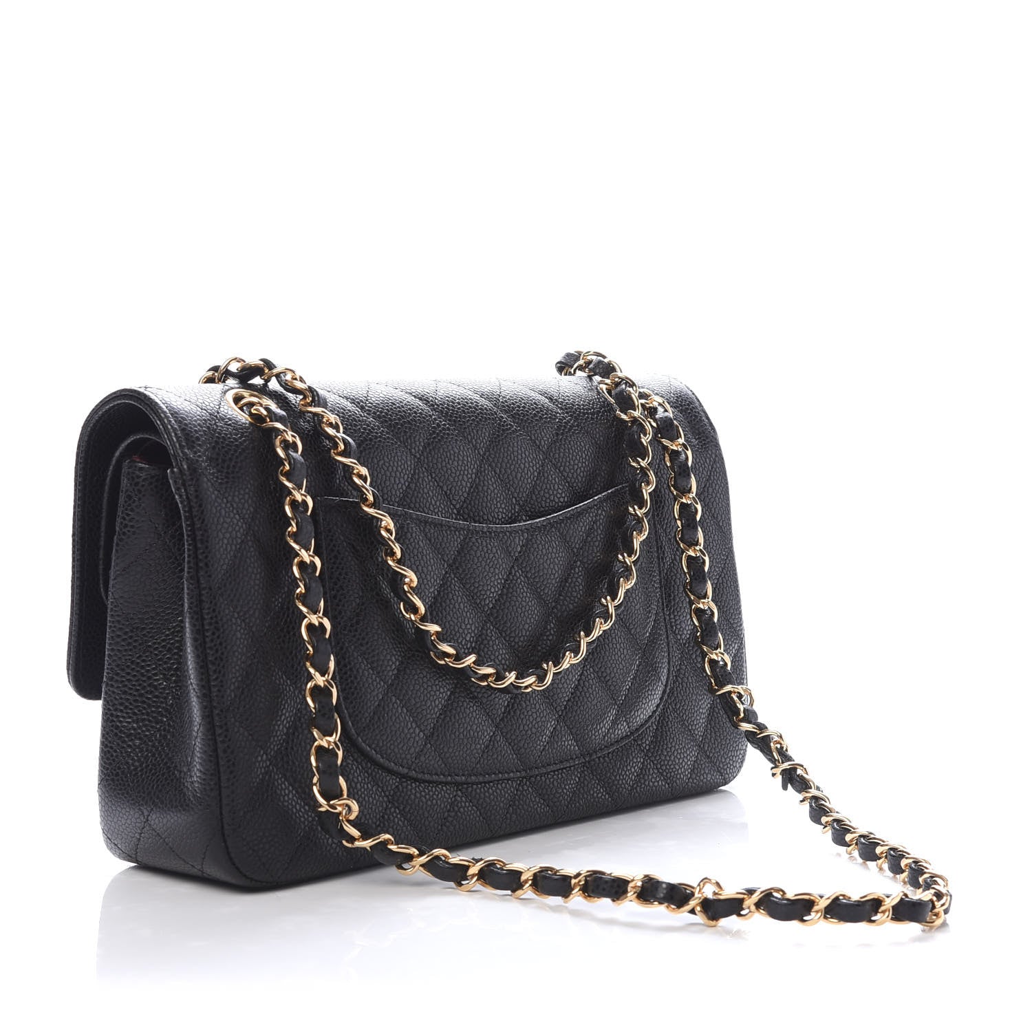 Chanel Caviar Quilted Medium Double Flap Black 3 of 10