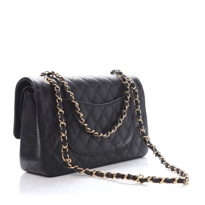 Chanel Caviar Quilted Medium Double Flap Black 3 of 10