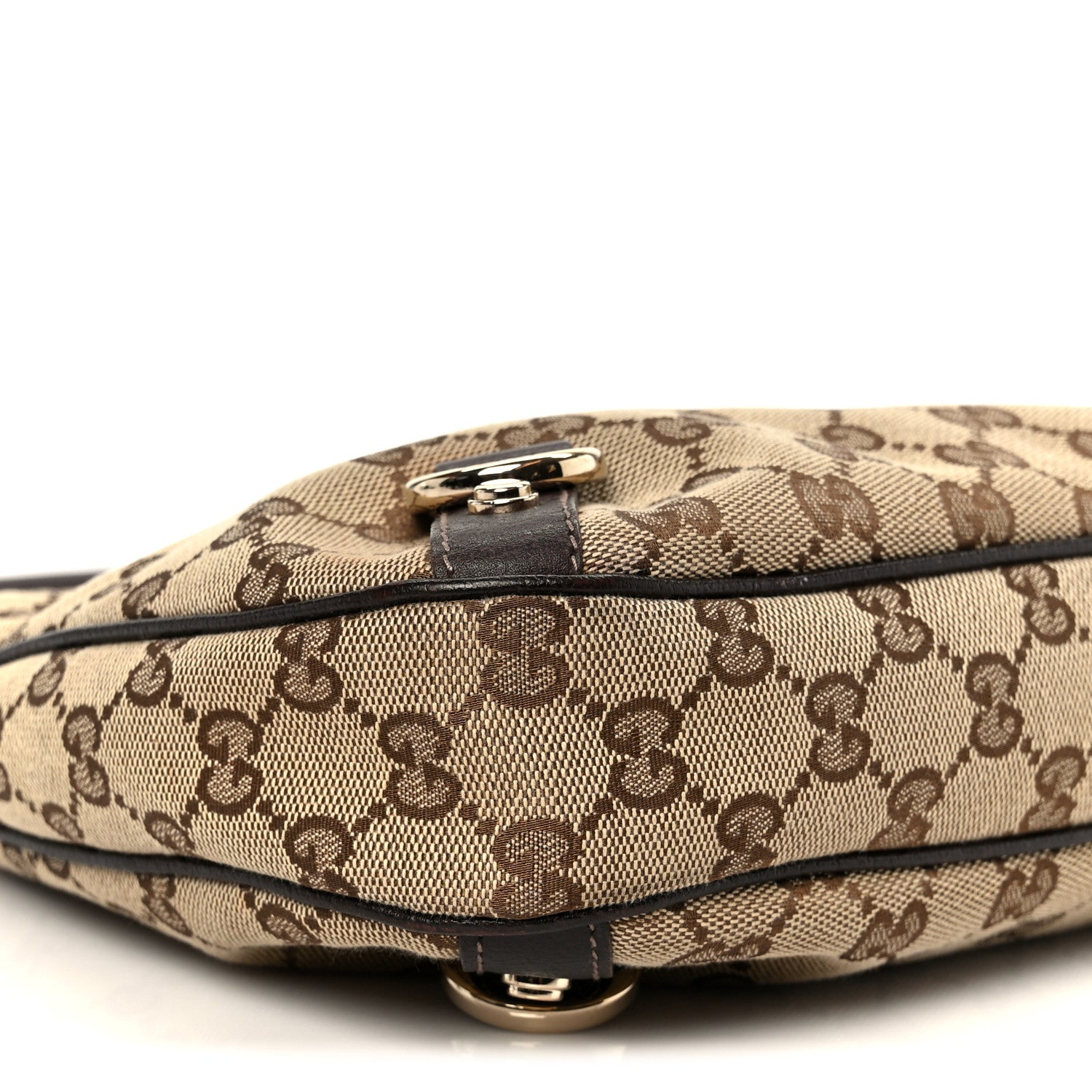 Gucci Monogram Medium Abbey D Ring Hobo Brown 9 of 10