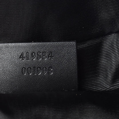 Gucci X SEGA Calfskin GUCCY Stars Dome Backpack Black Gold 7 of 10