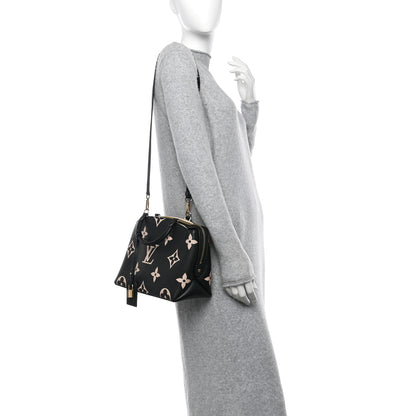 Louis Vuitton Empreinte Monogram Giant Petit Palais Black Beige 2 of 9
