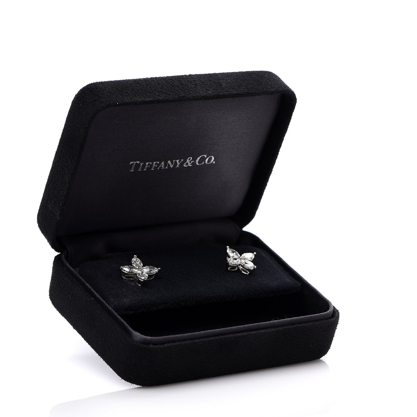 Platinum Diamond Large Victoria Earrings