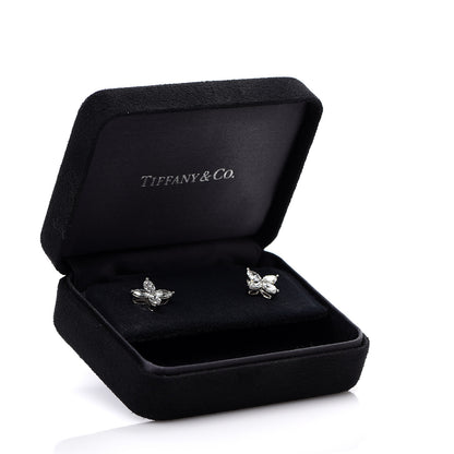 Tiffany Platinum Diamond Large Victoria Earrings 4 of 4