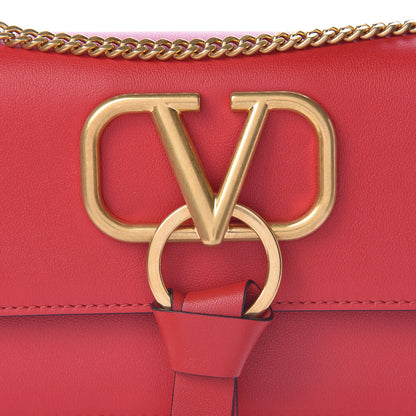 Valentino Garavani Smooth Calfskin Mini Vring Crossbody Bag Rouge Pur 10 of 11