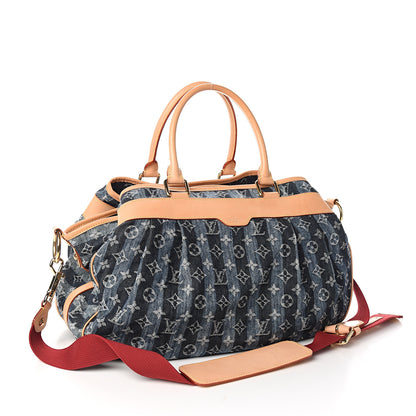 Louis Vuitton Denim Raye Cabas GM 2 of 9