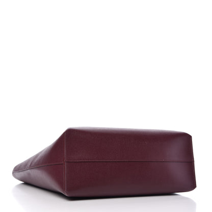 Versace Saffiano Palazzo Medusa Tote Burgundy 4 of 9