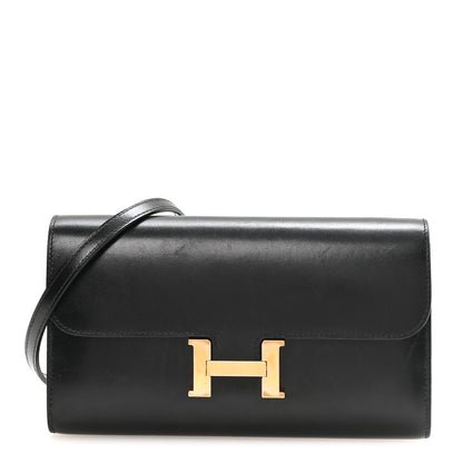 Hermes Box Constance Wallet To Go Black 1 of 12