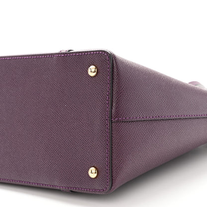 Dolce & Gabbana Dauphine Stampa Shopping Tote Purple 9 of 11