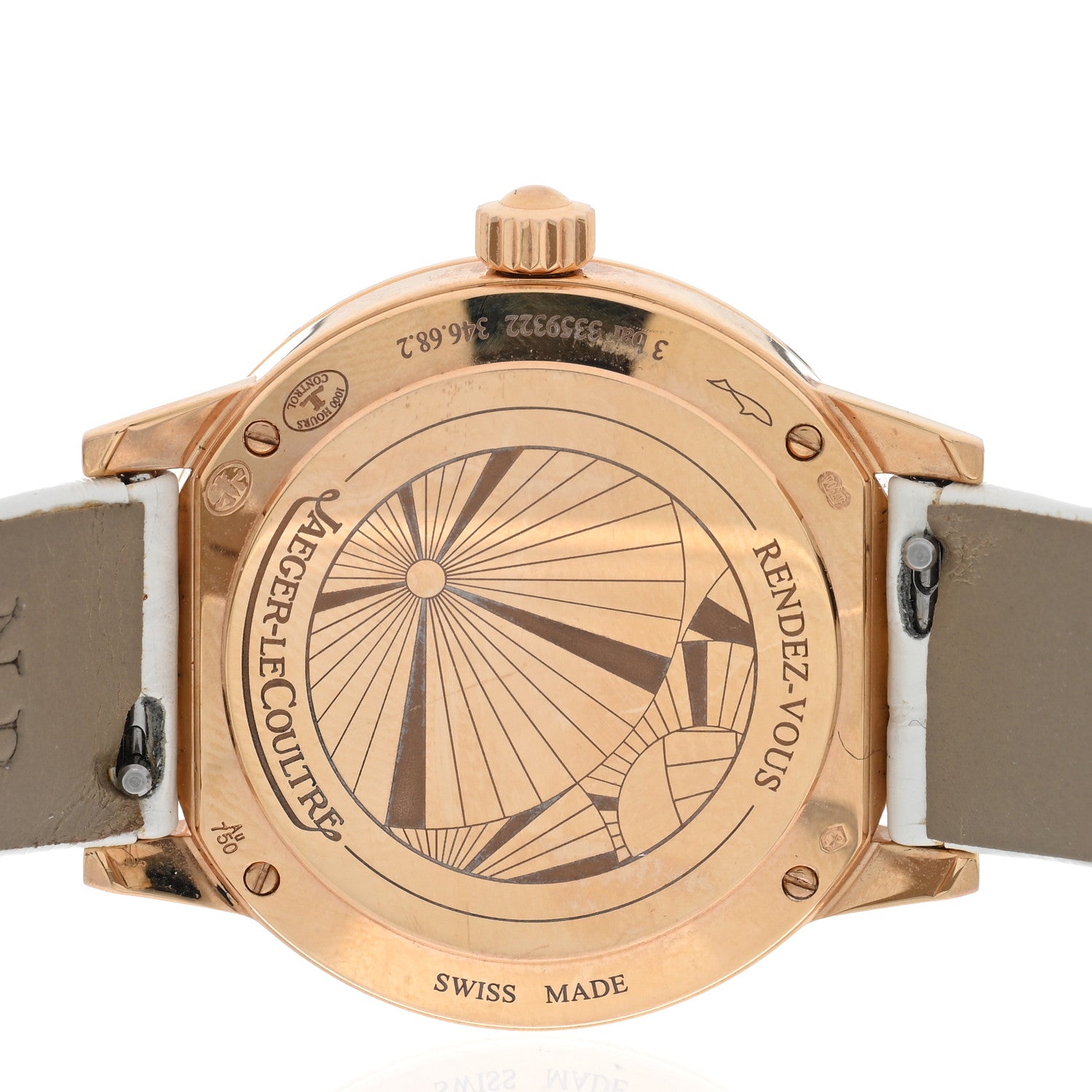 Jaeger-LeCoultre 18K Rose Gold Alligator Diamond Bezel 29mm Rendez-Vous Quartz Watch Q3402530 4 of 6
