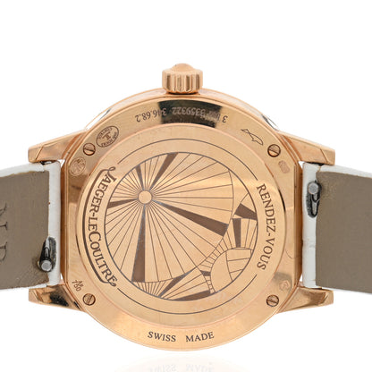 Jaeger-LeCoultre 18K Rose Gold Alligator Diamond Bezel 29mm Rendez-Vous Quartz Watch Q3402530 4 of 6