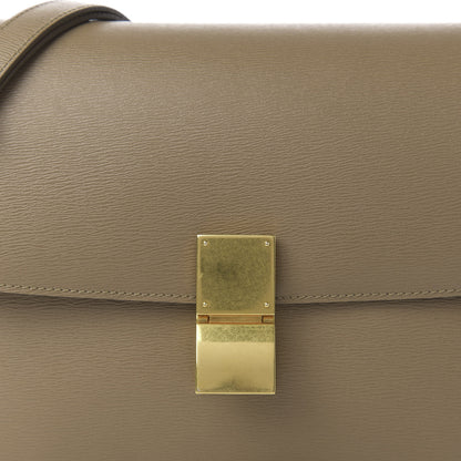 Celine Liege Calfskin Medium Classic Box Flap Bag Taupe 10 of 10