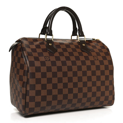 Louis Vuitton Damier Ebene Speedy 30 3 of 10
