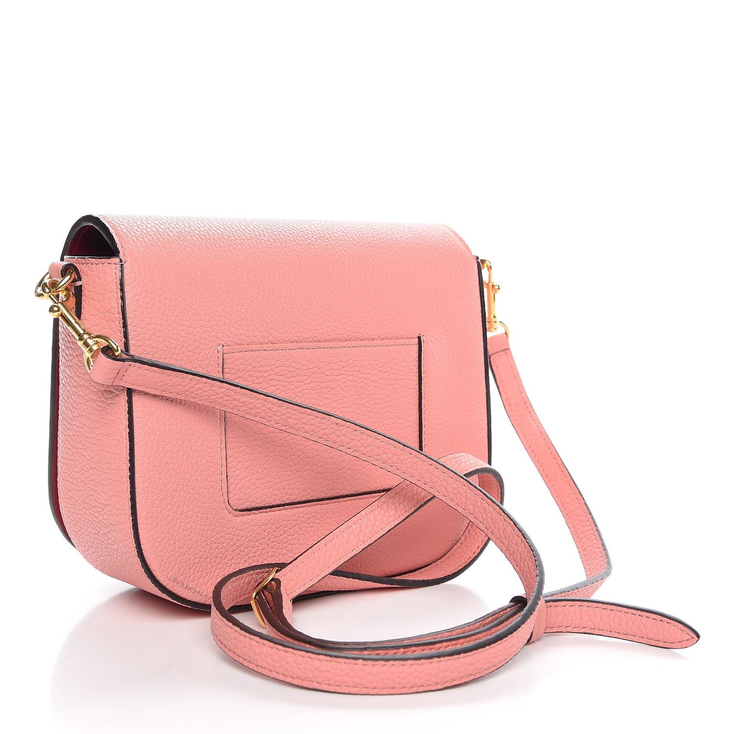 Natural Grained Calfskin Small Darley Satchel Macaroon Pink