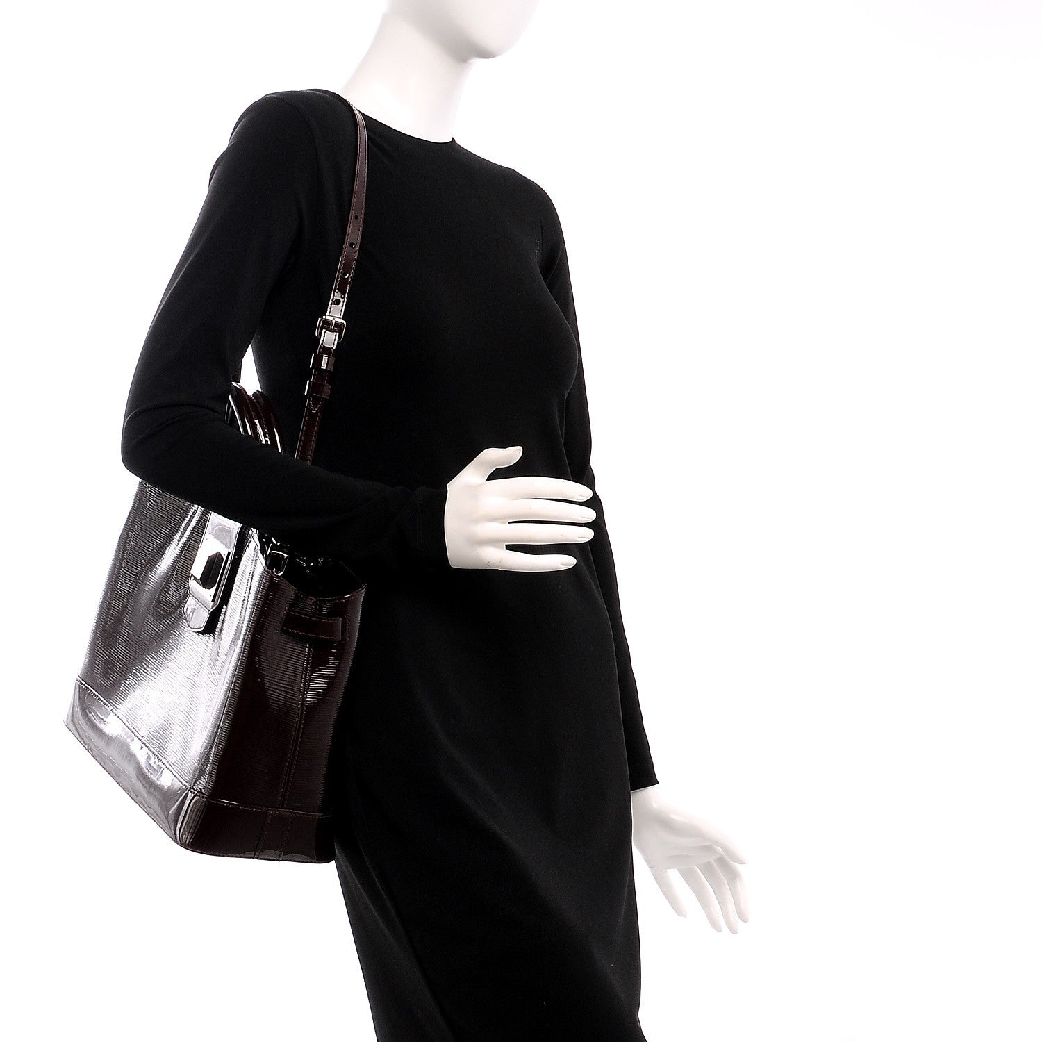 Louis Vuitton Electric Epi Mirabeau GM Prune 2 of 8