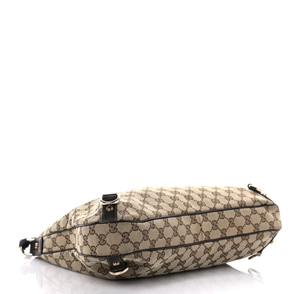 Gucci Monogram Large Abbey D Ring Hobo Dark Brown 4 of 15