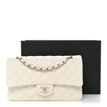 Chanel Caviar Quilted Medium Double Flap White 11 of 11