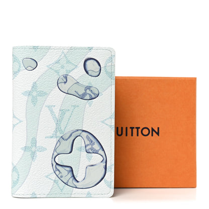 Louis Vuitton Monogram Aquagarden Pocket Organizer NM Crystal Blue 7 of 7