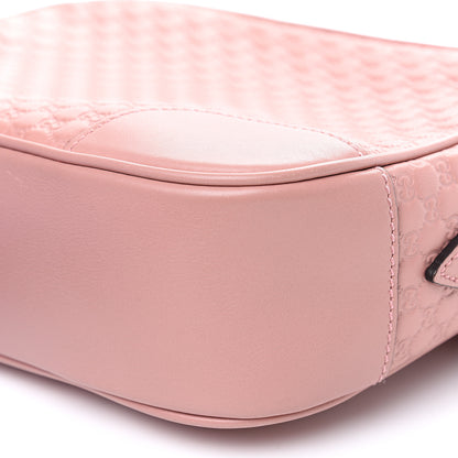 Gucci Soft Microguccissima Mini Bree Messenger Bag Soft Pink 8 of 9