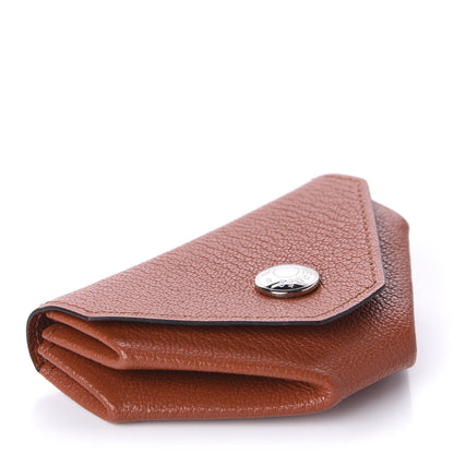 Hermes Chevre Mysore Le 24 Coin Purse Cuivre 4 of 10