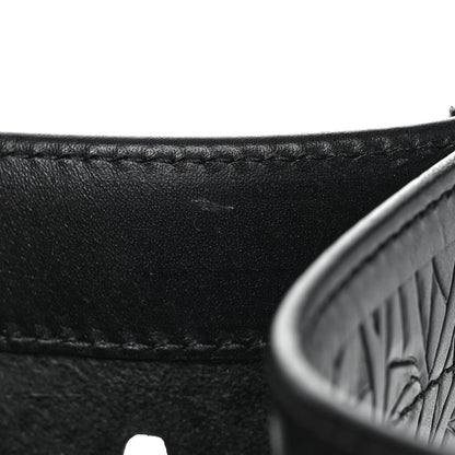 Christian Dior Calfskin Laser Cut Studded Medium Book Tote Black 9 of 10