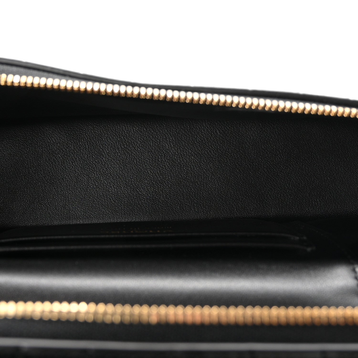 Chanel Calfskin Crocodile Embossed Crococo Top Handle Slim Vanity Case With Chain Black 5 of 11