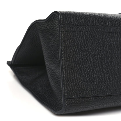 Gucci Calfskin Small GG Marmont Top Handle Bag Black 8 of 9