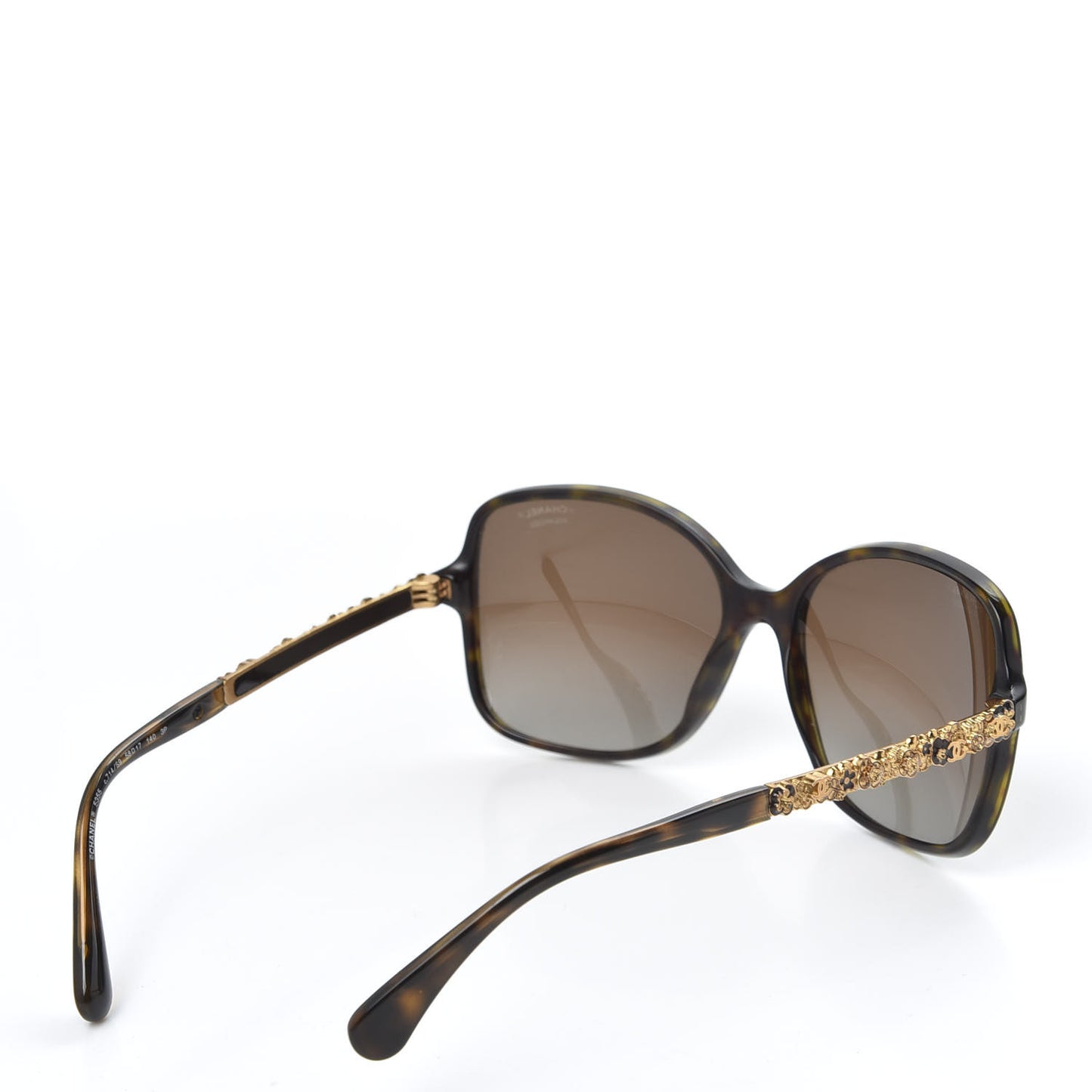 Acetate Polarized Bijou Square Sunglasses 5355 Tortoise