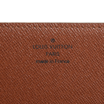 Louis Vuitton Monogram Simple Checkbook Holder Wallet 6 of 7