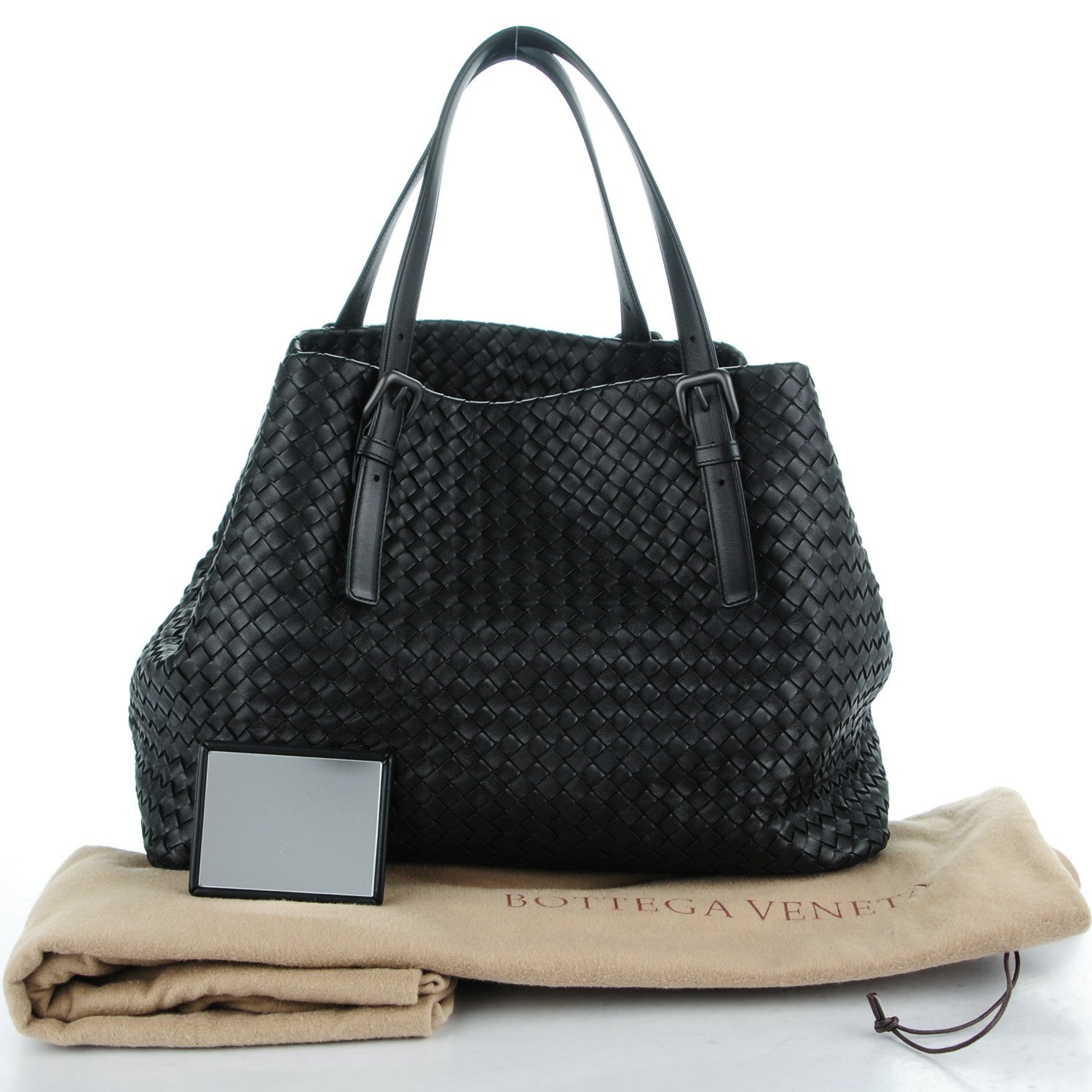 Bottega Veneta Nappa Intrecciato Large Seamless Tote Nero Black 6 of 10