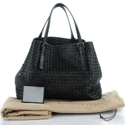 Bottega Veneta Nappa Intrecciato Large Seamless Tote Nero Black 6 of 10