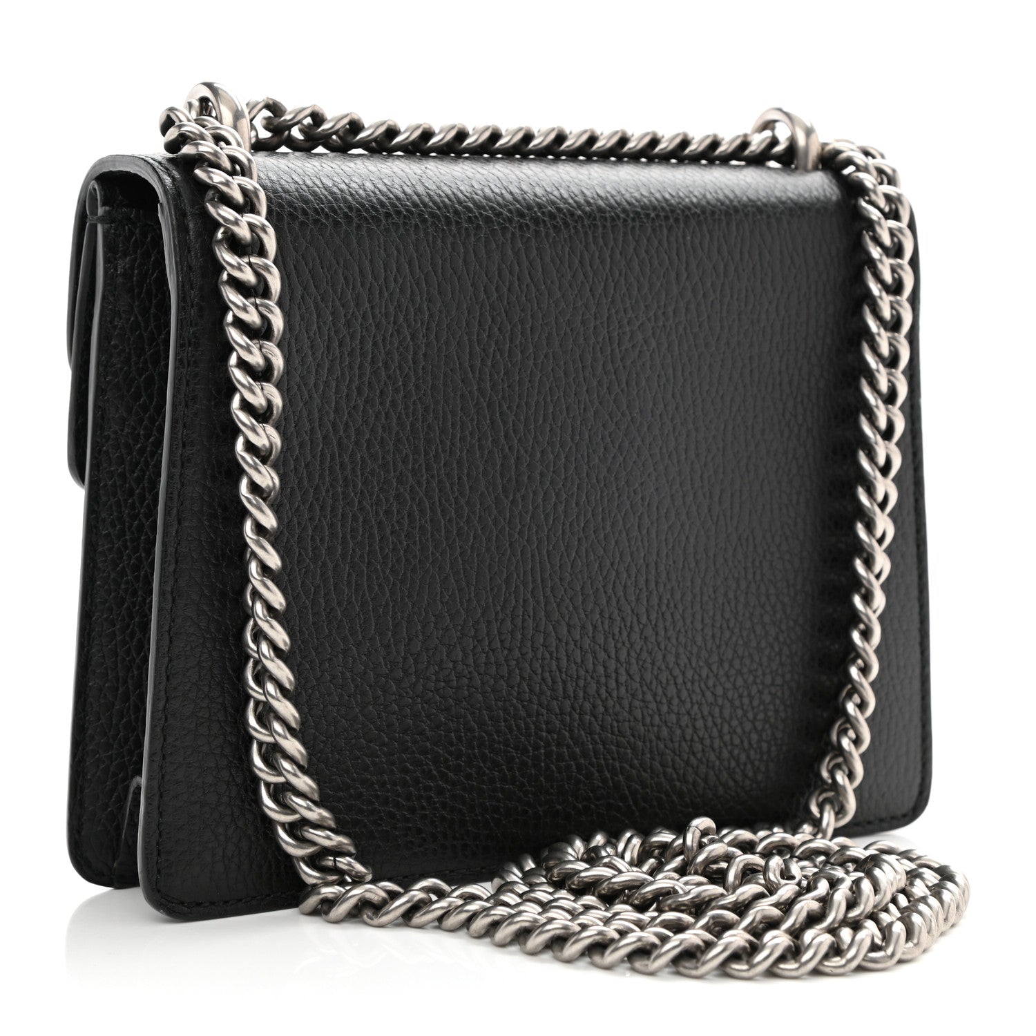 Gucci Calfskin Mini Dionysus Shoulder Bag Black 3 of 8