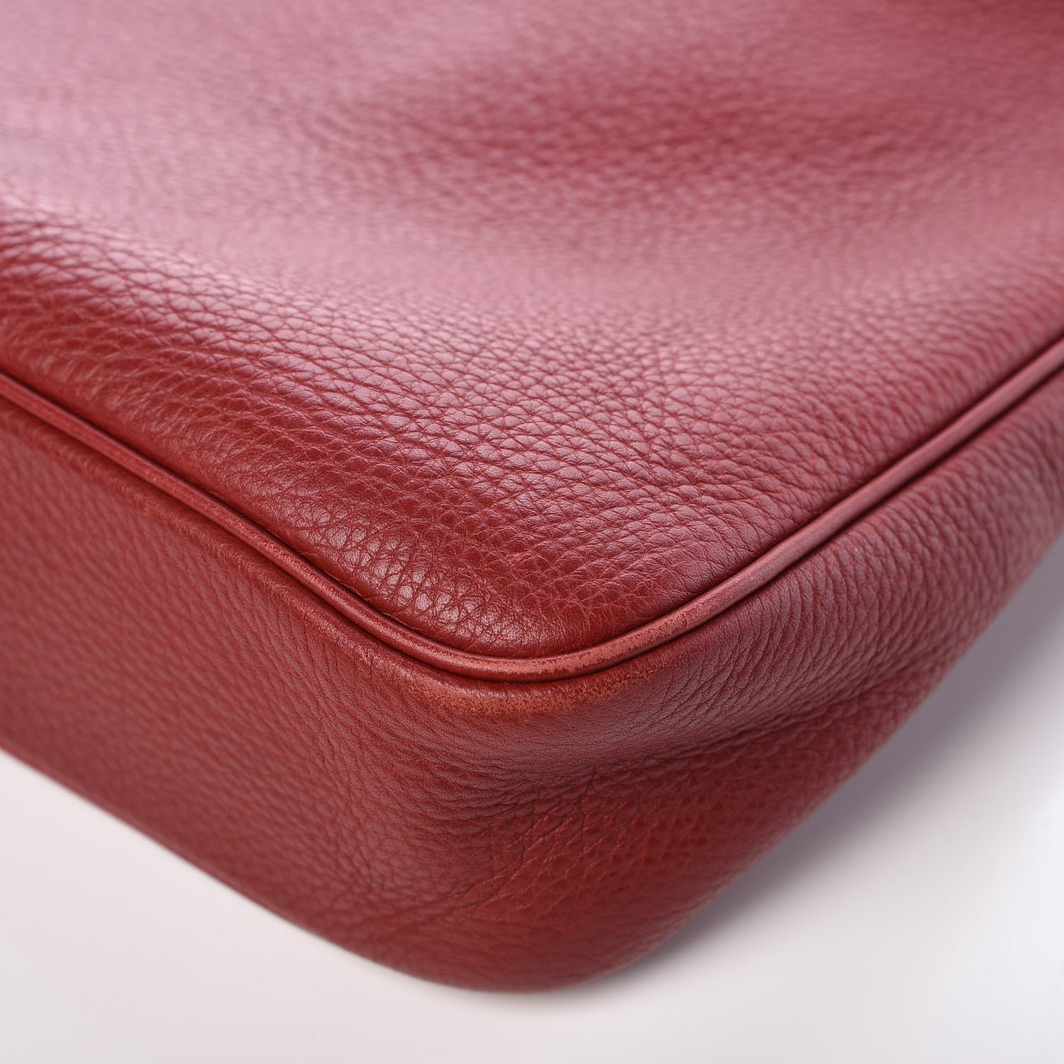 Hermes Taurillon Clemence Massai GM Rouge Garance 9 of 10