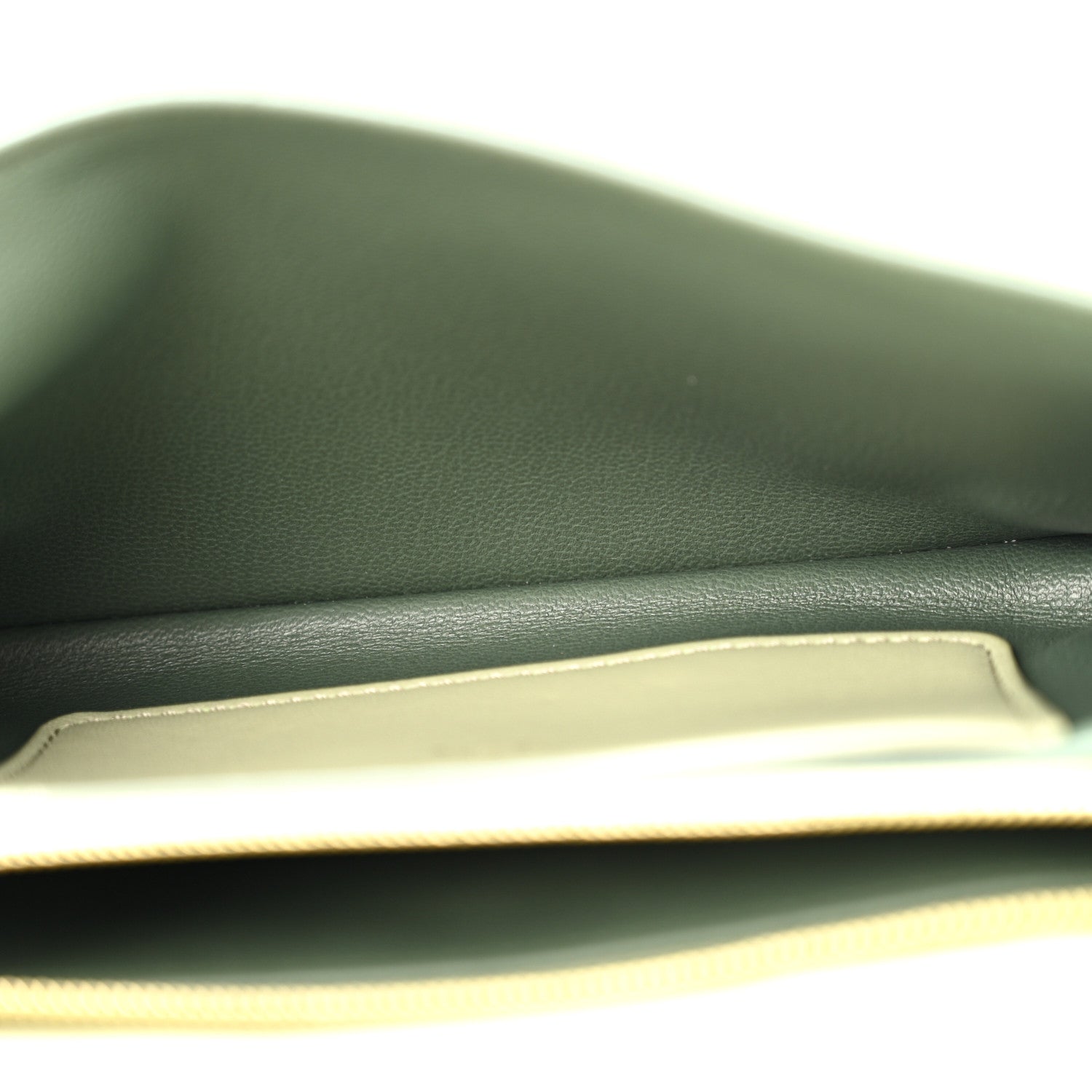 Louis Vuitton Lambskin Embossed Monogram Pochette Coussin Green 4 of 10
