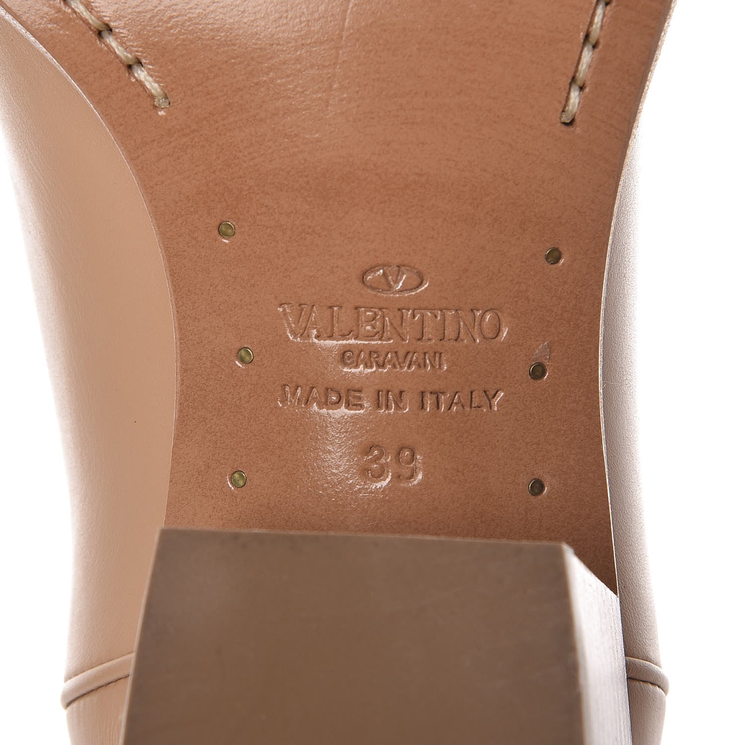 Valentino Garavani Calfskin Embroidered Texan Cowboy Ankle Boots 39 Beige 7 of 9