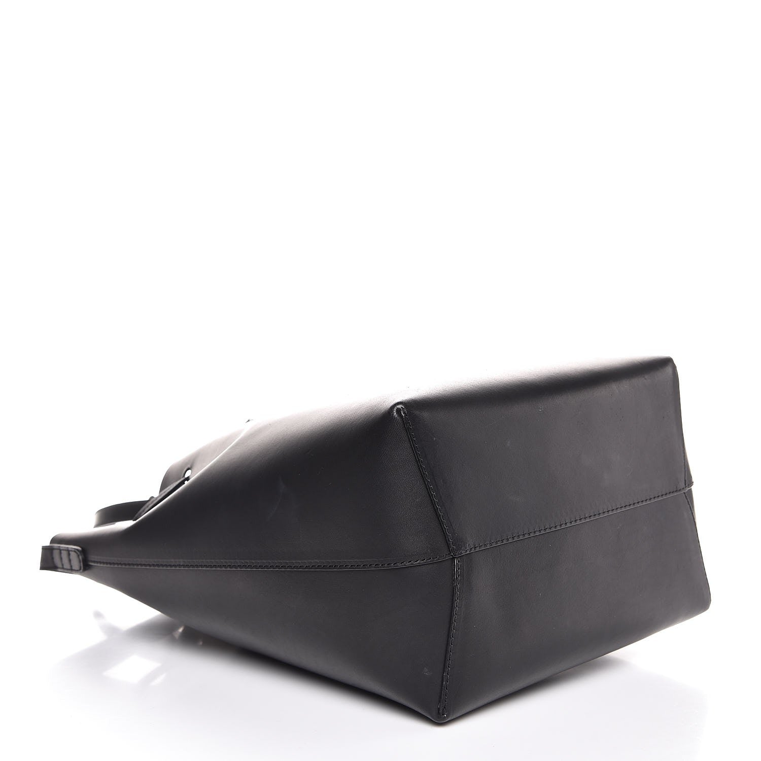 Mansur Gavriel Vegetable Tanned Calfskin Bucket Bag Black Oro 4 of 8