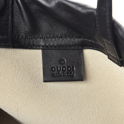 Gucci Calfskin Logo Drawstring Backpack Mystic White 7 of 11